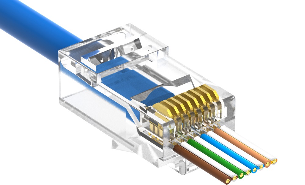 Axiom RJ45C6AUF100-AX | Compatible with Axiom | CAT6A RJ45 Connectors